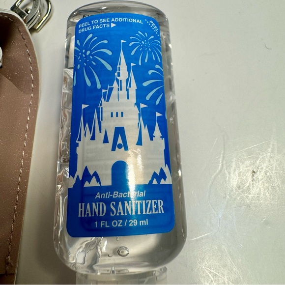 NWT. Disney Cinderella Castle Magical Place Sanitizer 1oz Keychain bag charm. - Picture 13 of 14